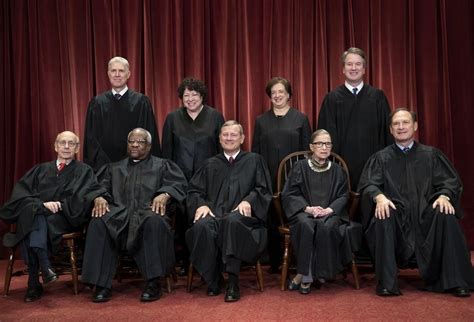 the justices of the supreme court are quizlet